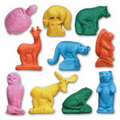 Woodland Creatures Stock Shape Pencil Top Eraser